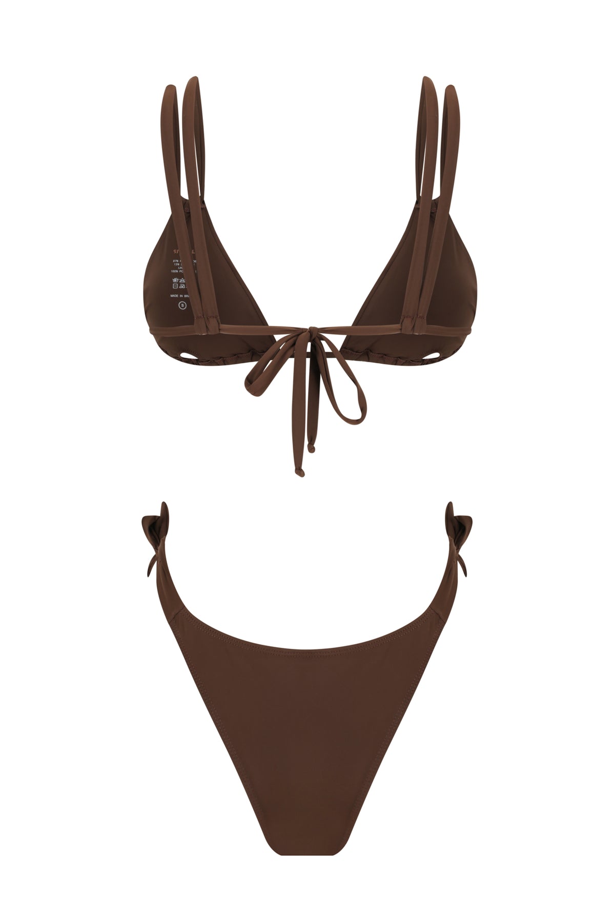 Kymberlee | Shoulder Strap Bikini Top | Chocolate