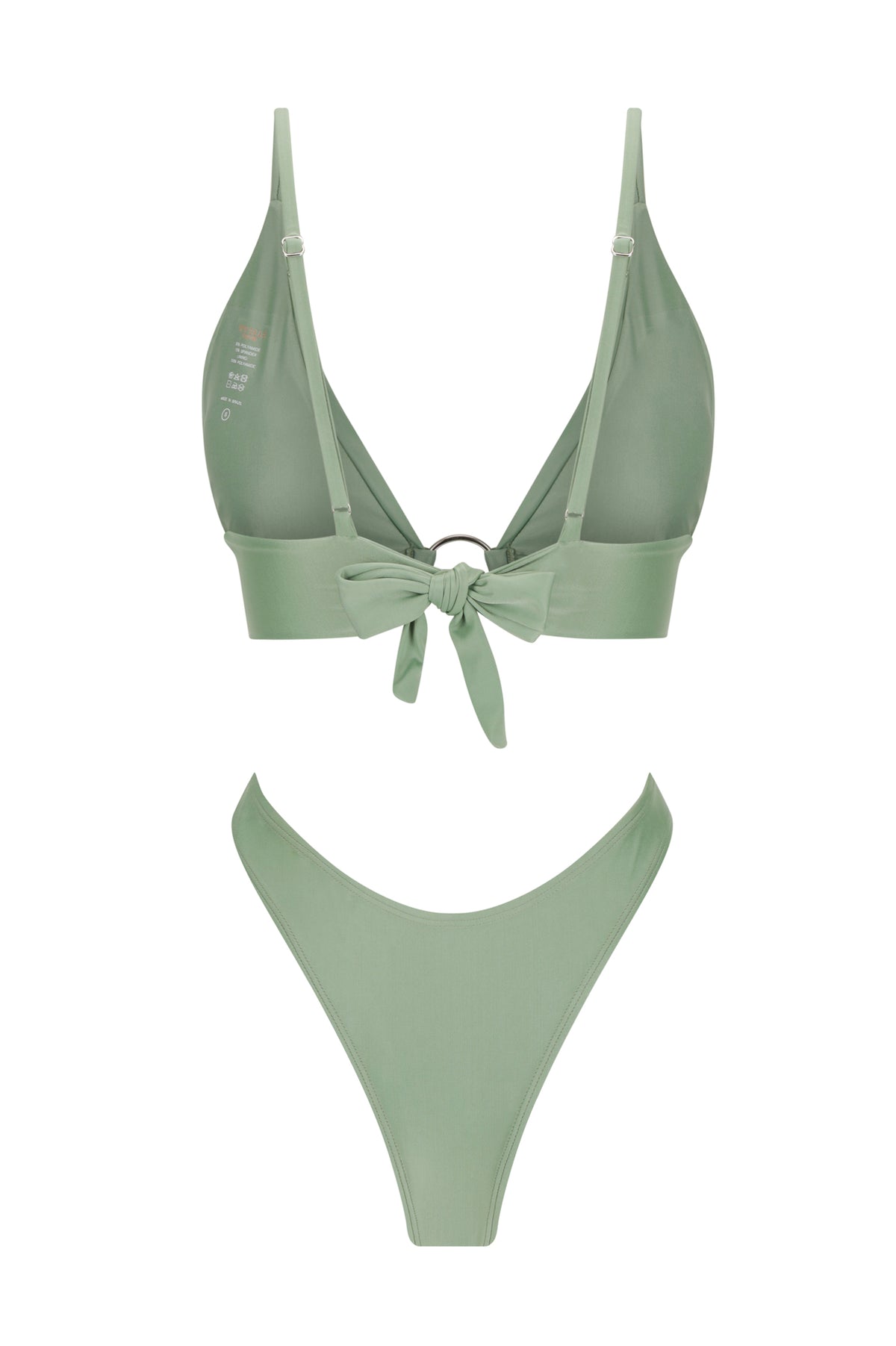 Lauren | Support Bikini Top | Sage