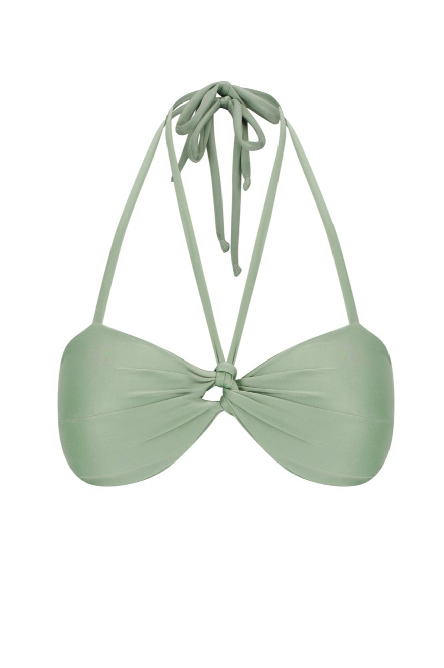 Skye| Bandeau Bikini Top | Sage