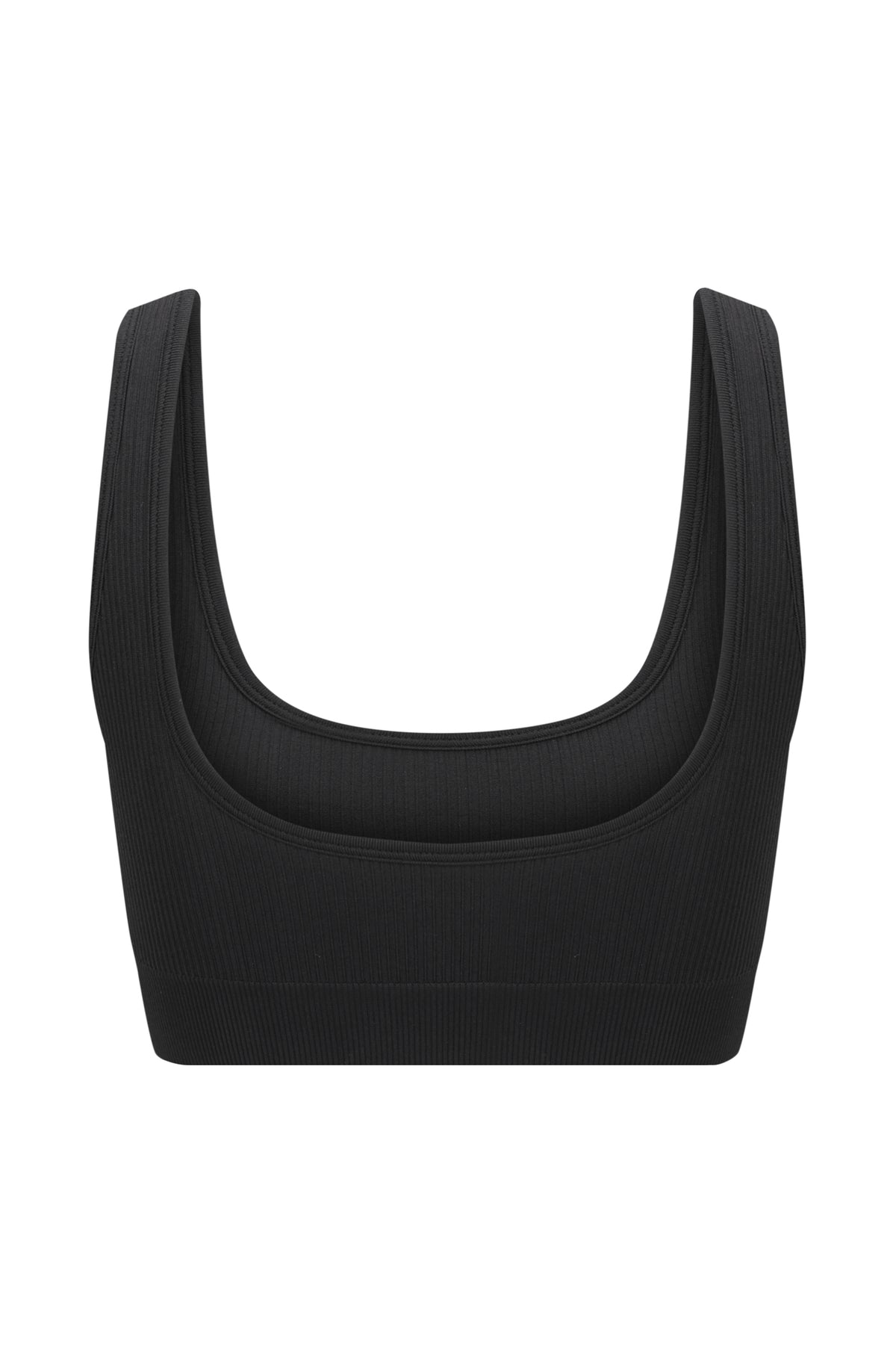 Taylor | Ribbed Activewear Top | Black